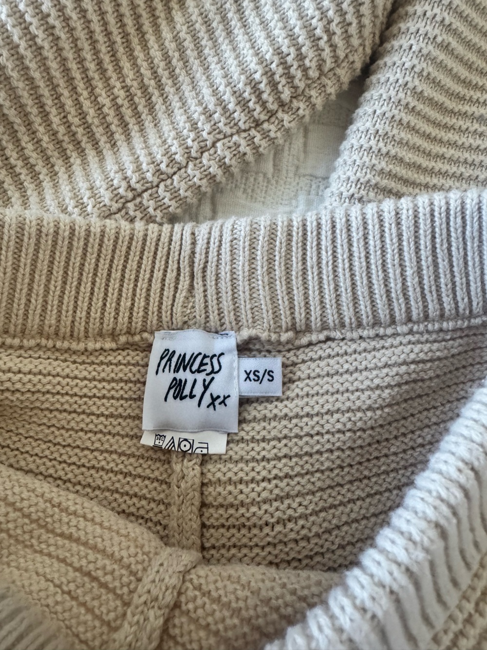 Princess Polly Beige Ribbed Sweater Set - Picture 3 of 5